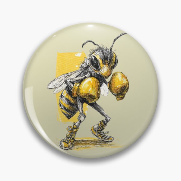 Item preview, Boxer Bee – Dynamic Watercolor Illustration designed and sold by Meiersbeste.