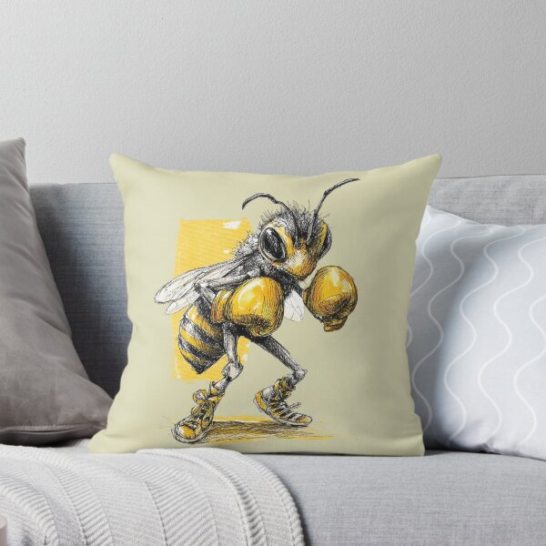 Item preview, Boxer Bee – Dynamic Watercolor Illustration designed and sold by Meiersbeste.
