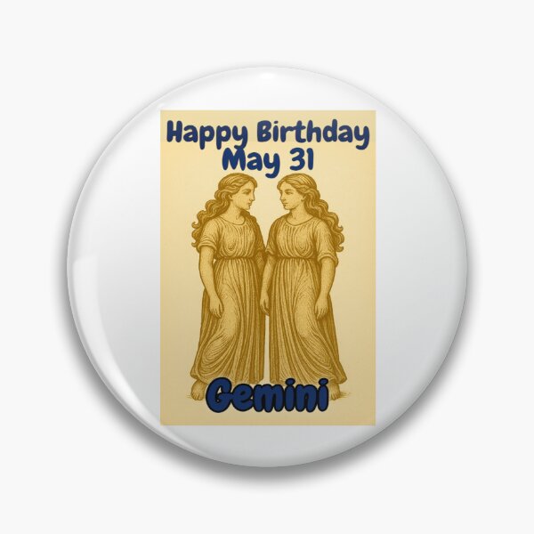 Item preview, Birthday Zodiac Sign – May 31 designed and sold by ariksworld.