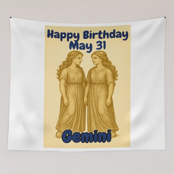 Item preview, Birthday Zodiac Sign – May 31 designed and sold by ariksworld.