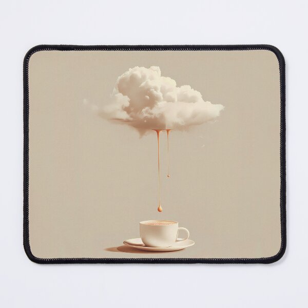 Item preview, Coffee Cloud – Surreal Minimalist Art for Dreamers & Caffeine Lovers designed and sold by PostcardsfromtheLaundromat.