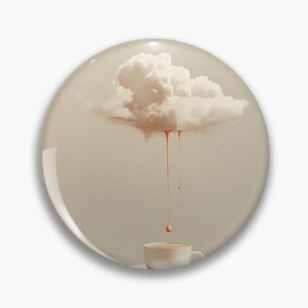 Item preview, Coffee Cloud – Surreal Minimalist Art for Dreamers & Caffeine Lovers designed and sold by PostcardsfromtheLaundromat.