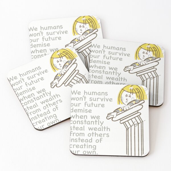 Item preview, Our demise is greed. designed and sold by SUSY JOHNSEN/SUSY-J.