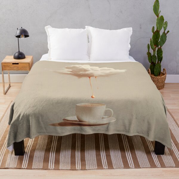 Item preview, Coffee Cloud – Surreal Minimalist Art for Dreamers & Caffeine Lovers designed and sold by PostcardsfromtheLaundromat.