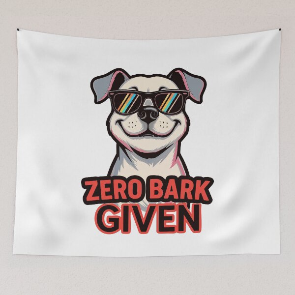 Item preview, Funny rebellious dog quote with cool confident expression designed and sold by Tong4130.