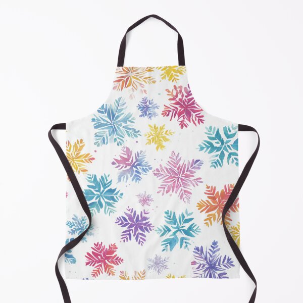 Item preview, Colorful Snow Flakes Pattern designed and sold by NicolasGlowArt.