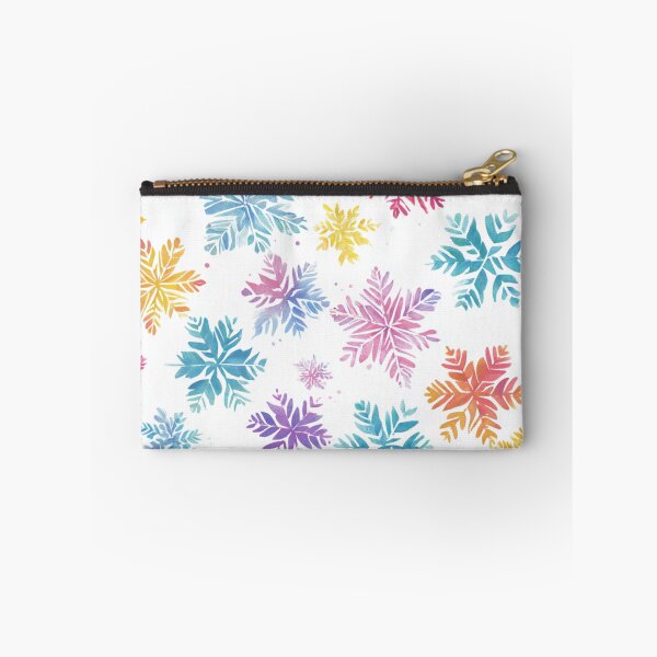Item preview, Colorful Snow Flakes Pattern designed and sold by NicolasGlowArt.