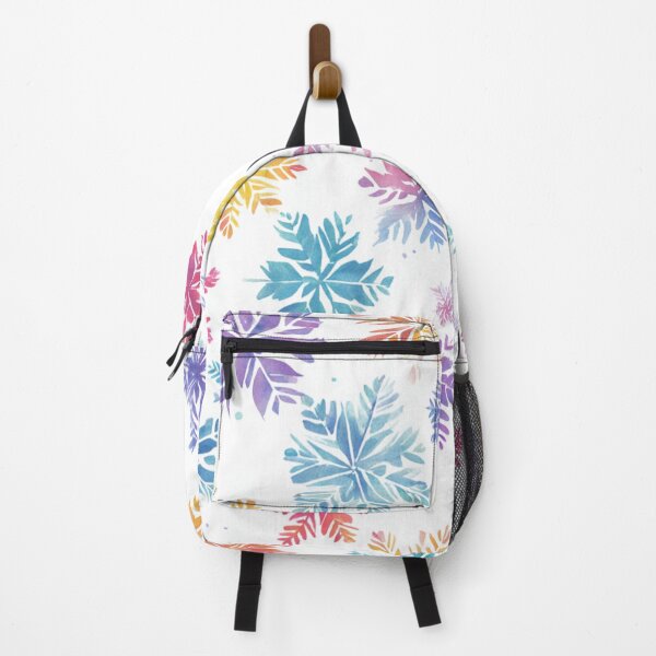 Item preview, Colorful Snow Flakes Pattern designed and sold by NicolasGlowArt.