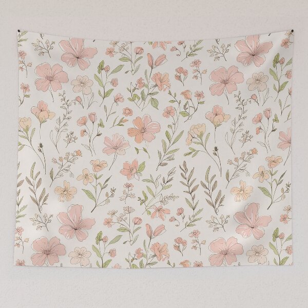 Item preview, Hand Drawn Flowers designed and sold by CoolPixels.