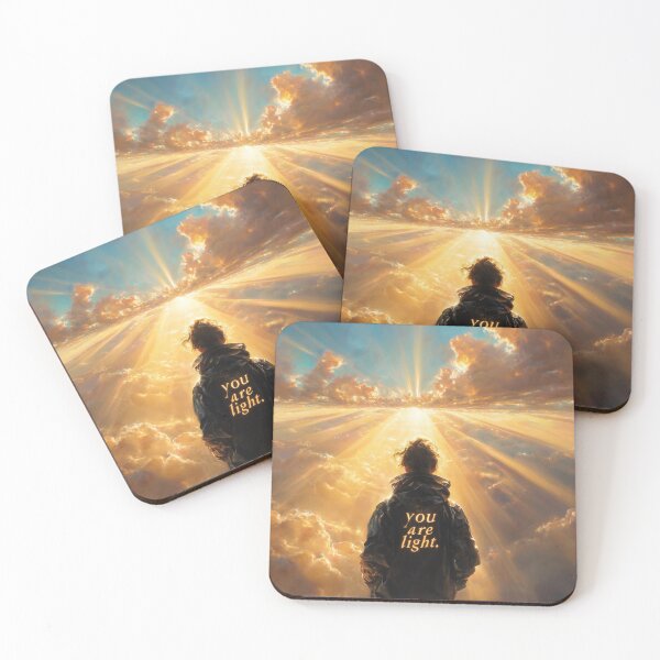 Item preview, ☀️✨ You Are Light – Radiant Sky Inspiration Art ✨☀️ designed and sold by VisionaryVeils.