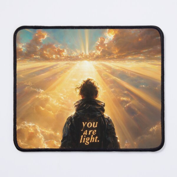 Item preview, ☀️✨ You Are Light – Radiant Sky Inspiration Art ✨☀️ designed and sold by VisionaryVeils.