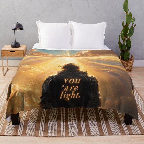 Item preview, ☀️✨ You Are Light – Radiant Sky Inspiration Art ✨☀️ designed and sold by VisionaryVeils.