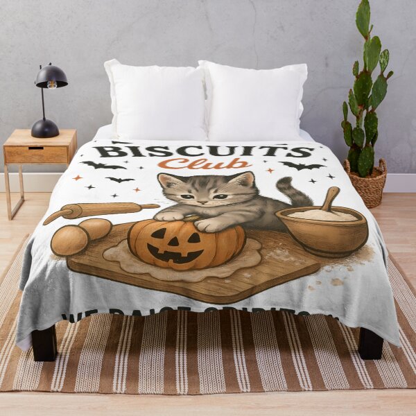 Item preview, Spooky Biscuits Club Cute Cat Halloween designed and sold by Jaanussar.