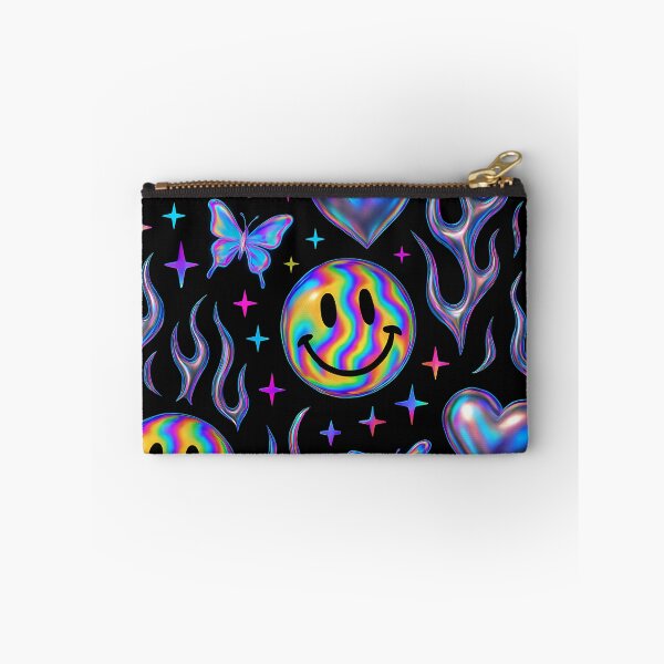 Item preview, Y2K Smiley Chaos Retro 90s Aesthetic Pattern designed and sold by Buzzink.