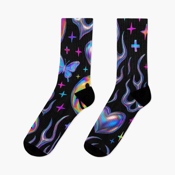 Item preview, Y2K Smiley Chaos Retro 90s Aesthetic Pattern designed and sold by Buzzink.