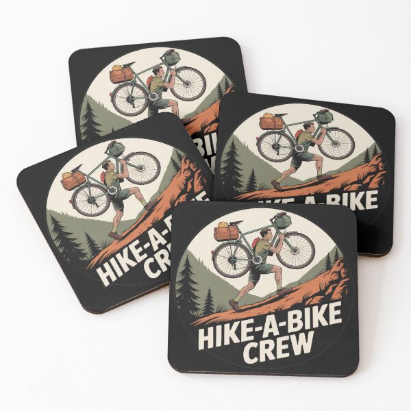 Item preview, Bike Packing Hike-a-Bike Crew Funny Adventure T-Shirt designed and sold by CrunchyGoats.
