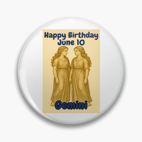 Item preview, Birthday Zodiac Sign – June 10 designed and sold by ariksworld.