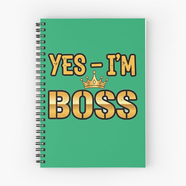Item preview, Yes I'm boss designed and sold by A-to-y.