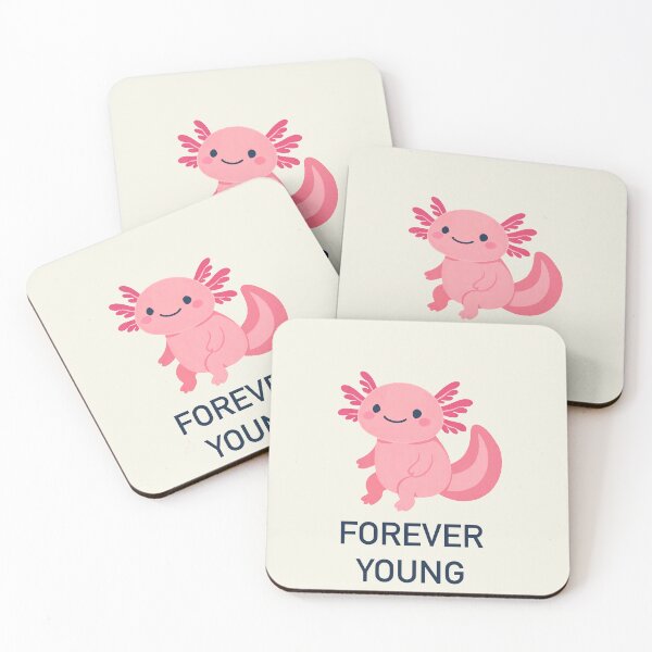 Item preview, Forever young axolotl designed and sold by creativevandal.