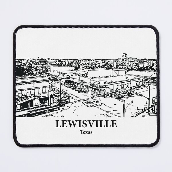Item preview, Lewisville - Texas designed and sold by Lakeric Cityscapes.