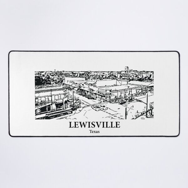 Item preview, Lewisville - Texas designed and sold by Lakeric Cityscapes.