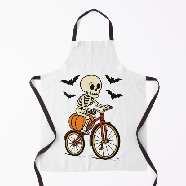 Item preview, Spooky Skeleton on Bike – Halloween Ride designed and sold by MeowLoka ⭐⭐⭐⭐.