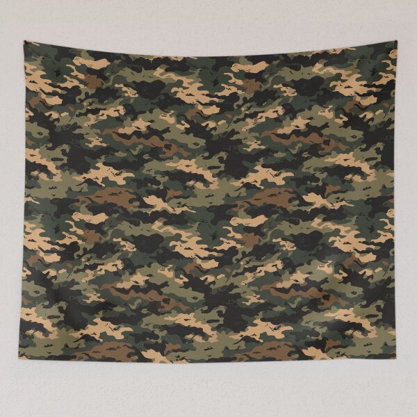Item preview, Trendy Military Camouflage Texture For Hiking Enthusiast designed and sold by RoyalStarsPatts.