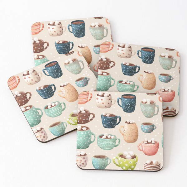 Item preview, Hot Chocolate Mugs designed and sold by NicolasGlowArt.