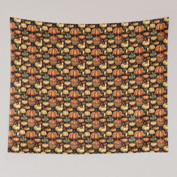 Item preview, Pumpkin and Gourd Pattern - Autumn designed and sold by MidArtForge.