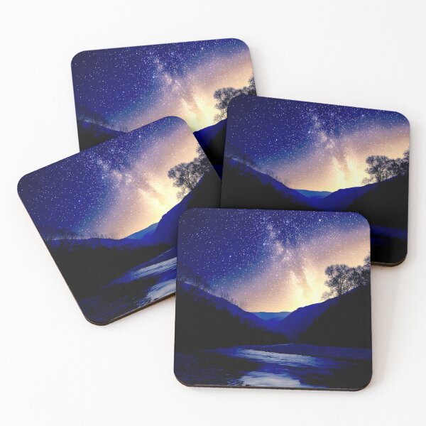 Item preview, Meteor Shower Over the Serene River designed and sold by Exodoi.
