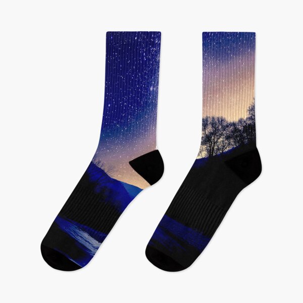Item preview, Meteor Shower Over the Serene River designed and sold by Exodoi.