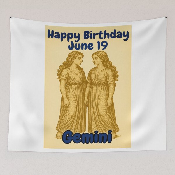 Item preview, Birthday Zodiac Sign – June 19 designed and sold by ariksworld.