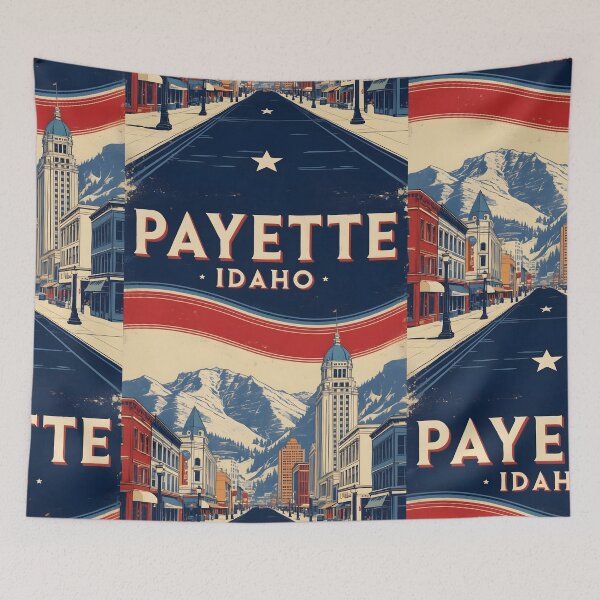 Item preview, Payette Idaho 1950s USA Vintage Travel Tourism designed and sold by TravelersGems.