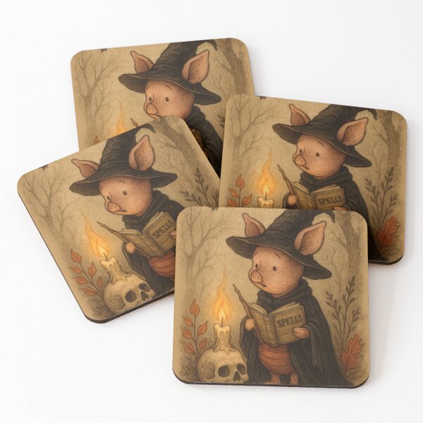 Item preview, Piglets Halloween Night designed and sold by Taika Tori Art .
