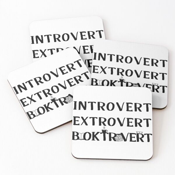 Item preview, Introvert, Extrovert, Booktrovert designed and sold by BaffledSnout.