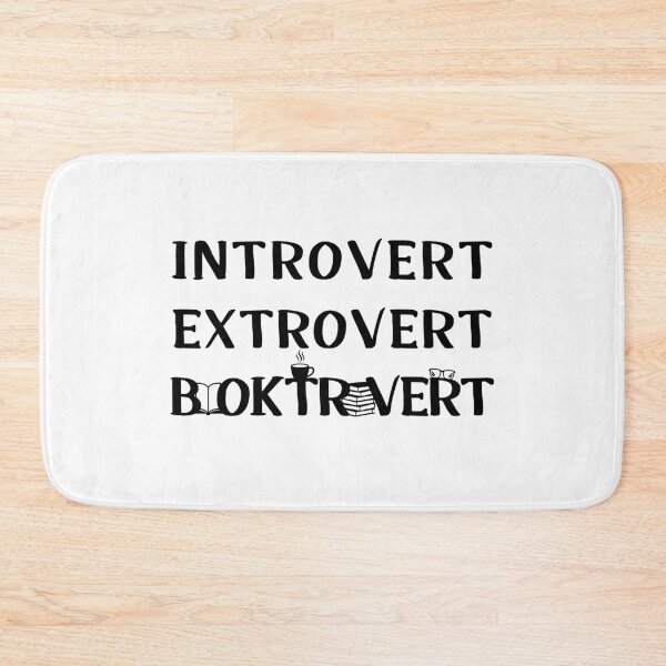 Item preview, Introvert, Extrovert, Booktrovert designed and sold by BaffledSnout.