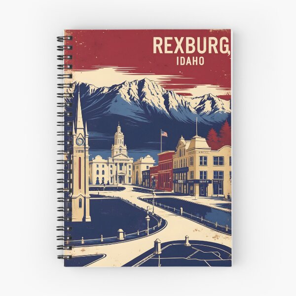 Item preview, Rexburg Idaho 1950s USA Vintage Travel Tourism designed and sold by TravelersGems.