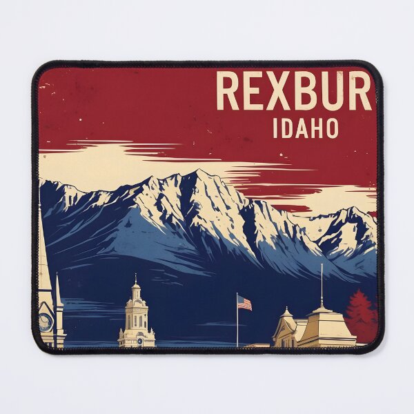 Item preview, Rexburg Idaho 1950s USA Vintage Travel Tourism designed and sold by TravelersGems.