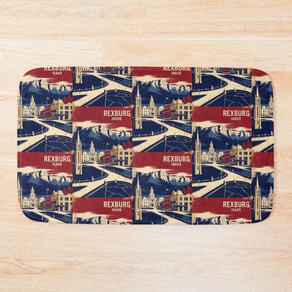 Item preview, Rexburg Idaho 1950s USA Vintage Travel Tourism designed and sold by TravelersGems.