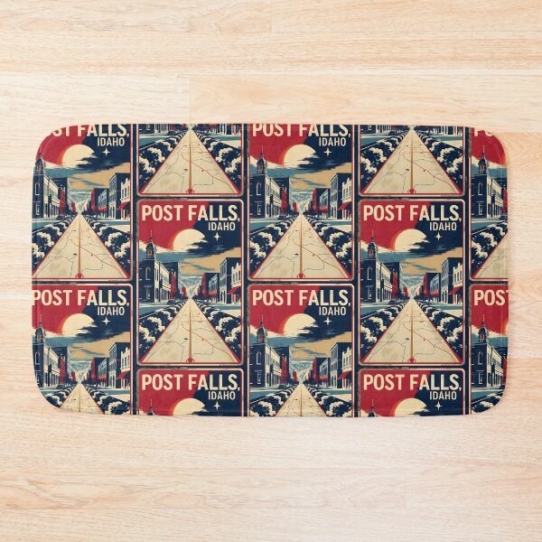 Item preview, Post Falls Idaho 1950s USA Vintage Travel Tourism designed and sold by TravelersGems.