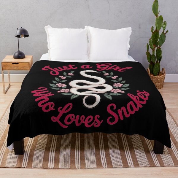 Item preview, Just a girl who loves Snakes Funny Christmas Gift designed and sold by Gogetgiggles.