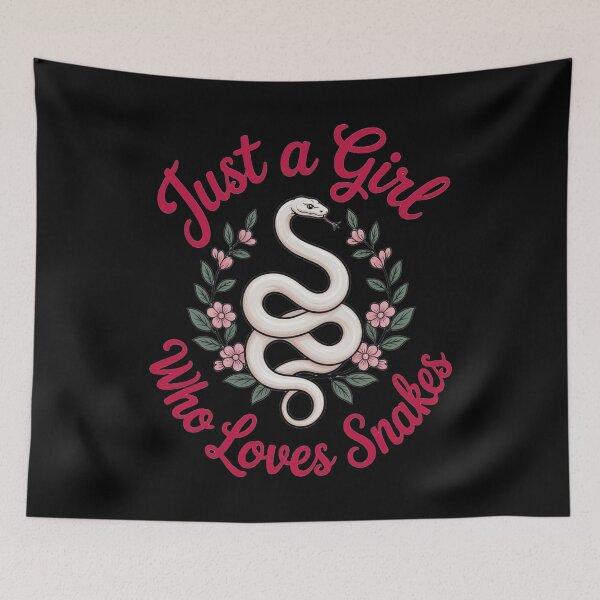 Item preview, Just a girl who loves Snakes Funny Christmas Gift designed and sold by Gogetgiggles.