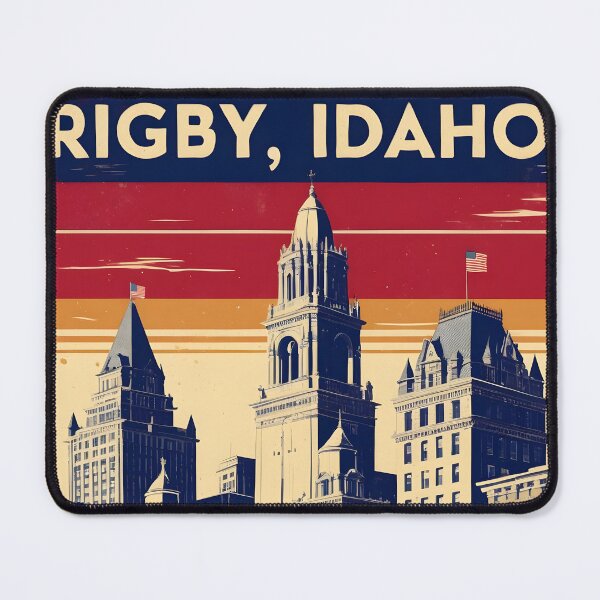 Item preview, Rigby Idaho 1950s USA Vintage Travel Tourism designed and sold by TravelersGems.