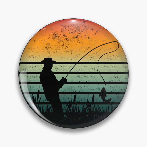 Item preview, Retro Sunset Vintage Fishing, Gift For Fishing Lovers designed and sold by MagdaMoonArt.