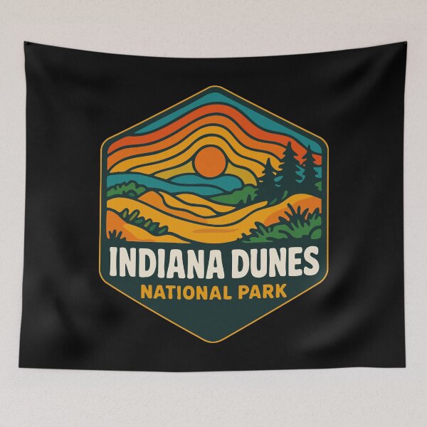 Item preview, Indiana Dunes National Park Trippy designed and sold by TomFrontierArt.