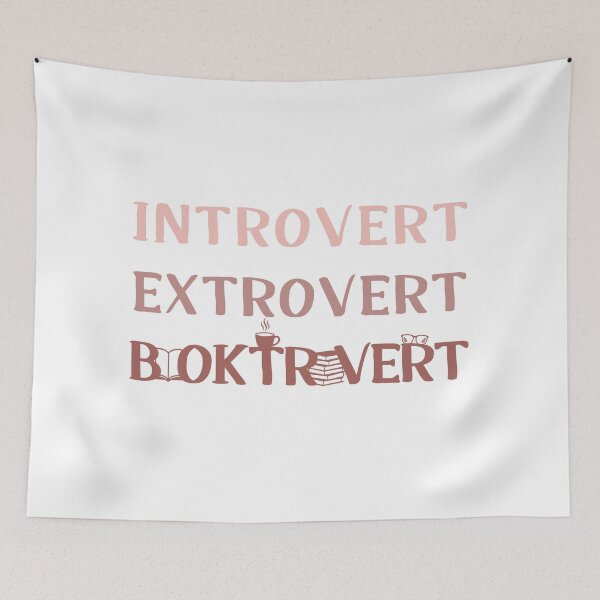 Item preview, Introvert, Extrovert, Booktrovert designed and sold by BaffledSnout.