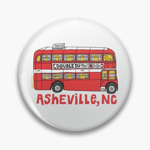 Item preview, Asheville's Red Double Decker Coffee Bus! designed and sold by Jennifer Russ.