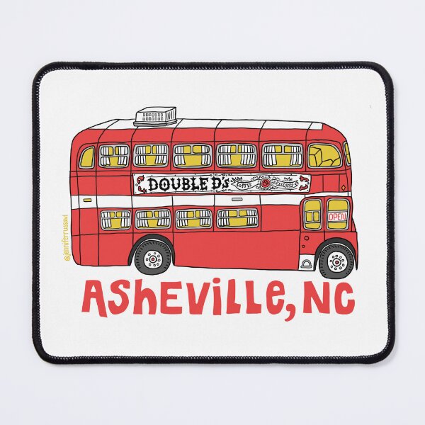 Item preview, Asheville's Red Double Decker Coffee Bus! designed and sold by Jennifer Russ.