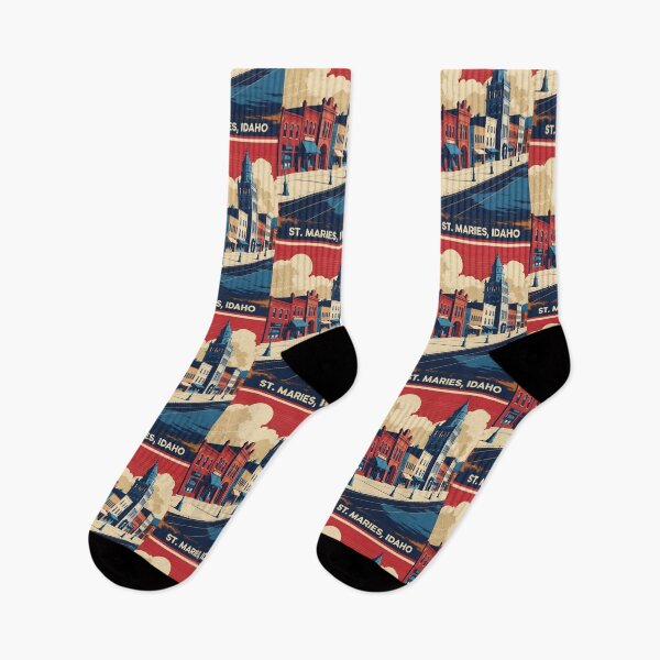 Item preview, St Maries Idaho 1950s USA Vintage Travel Tourism designed and sold by TravelersGems.