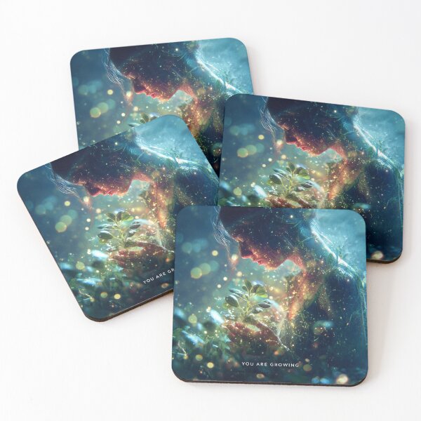 Item preview, ?? You Are Growing – Spiritual Renewal Glow Art ?? designed and sold by VisionaryVeils.